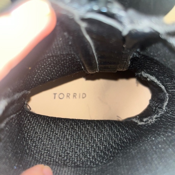 Torrid Faux Suede Textured Sock Bootie - Picture 8 of 9